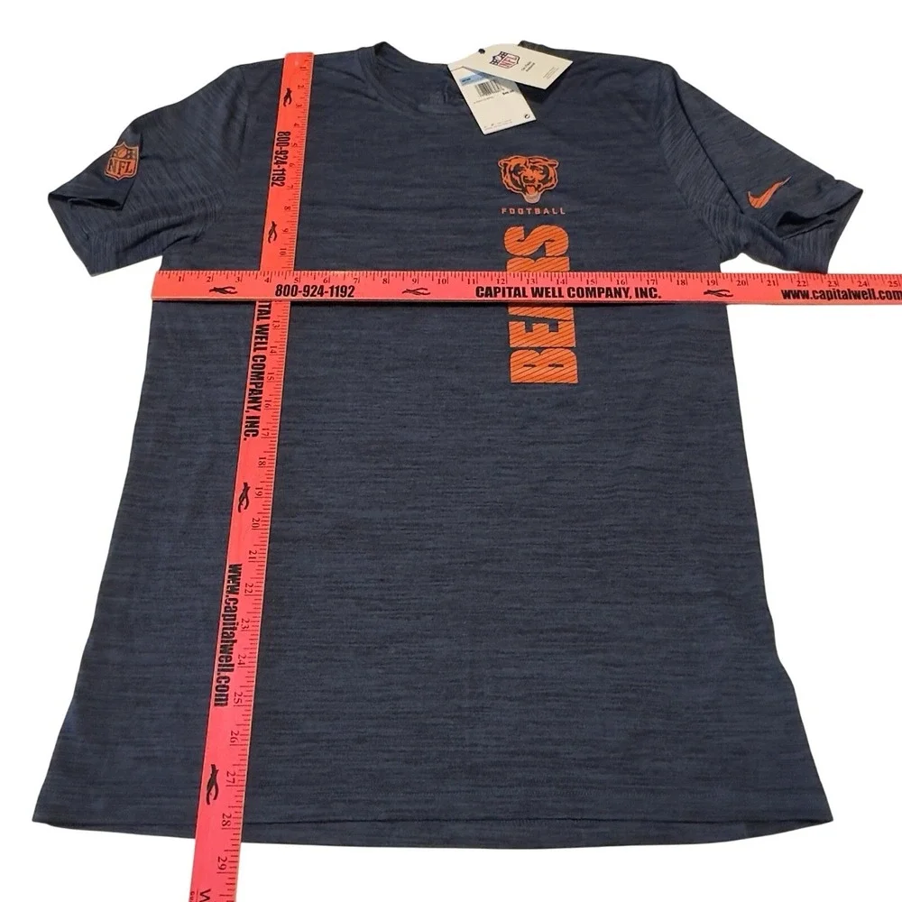 Chicago Bears Nike Sideline‎ Velocity Performance T-Shirt NFL Men Medium NFL New